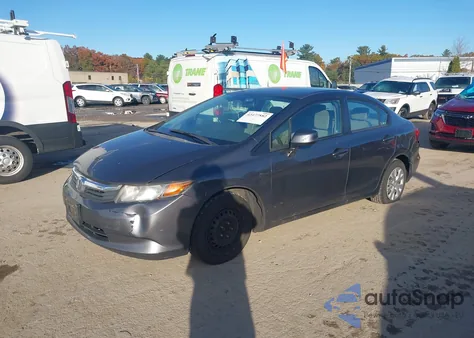 2012 Honda Civic Lx from USA, damaged, VIN 2HGFB2F53CH558123